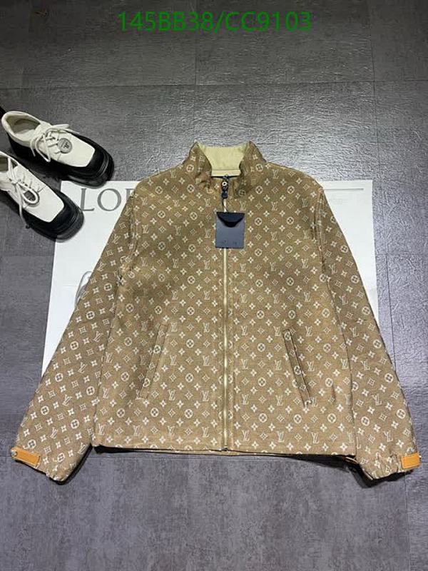 Louis Vuitton Monogram Print Wool Jacket - Brown