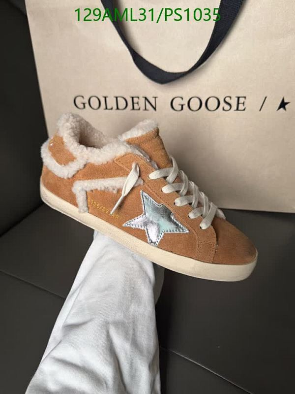 Golden Goose Unisex Cozy Wool-Lined Sneakers - Cowhide & Wool Winter Shoes