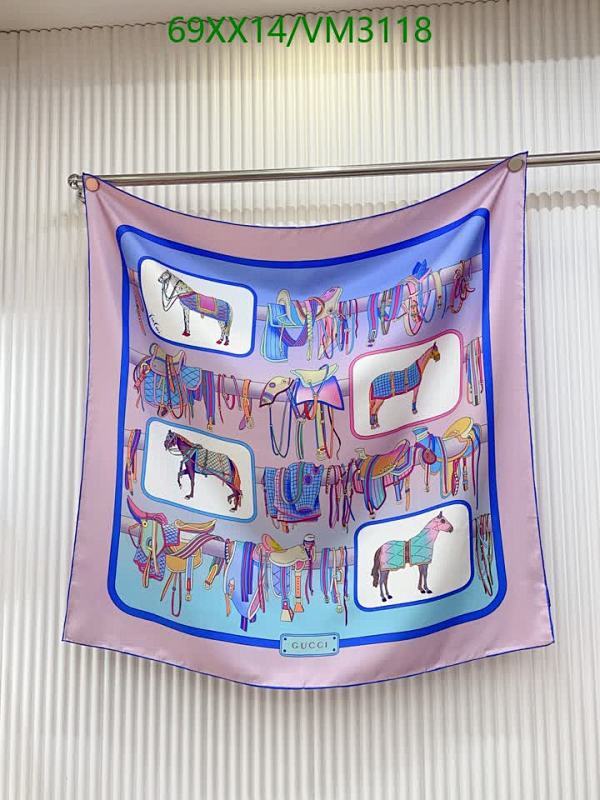 Products 1 Gucci Silk Scarf with Horse & Saddle Print - Luxurious 90x90CM Design