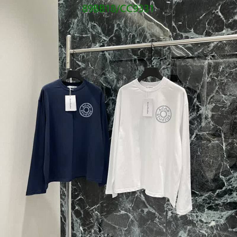 Acne Studios Long Sleeve T-Shirt - Classic Logo Crewneck Tops for Everyday Wear