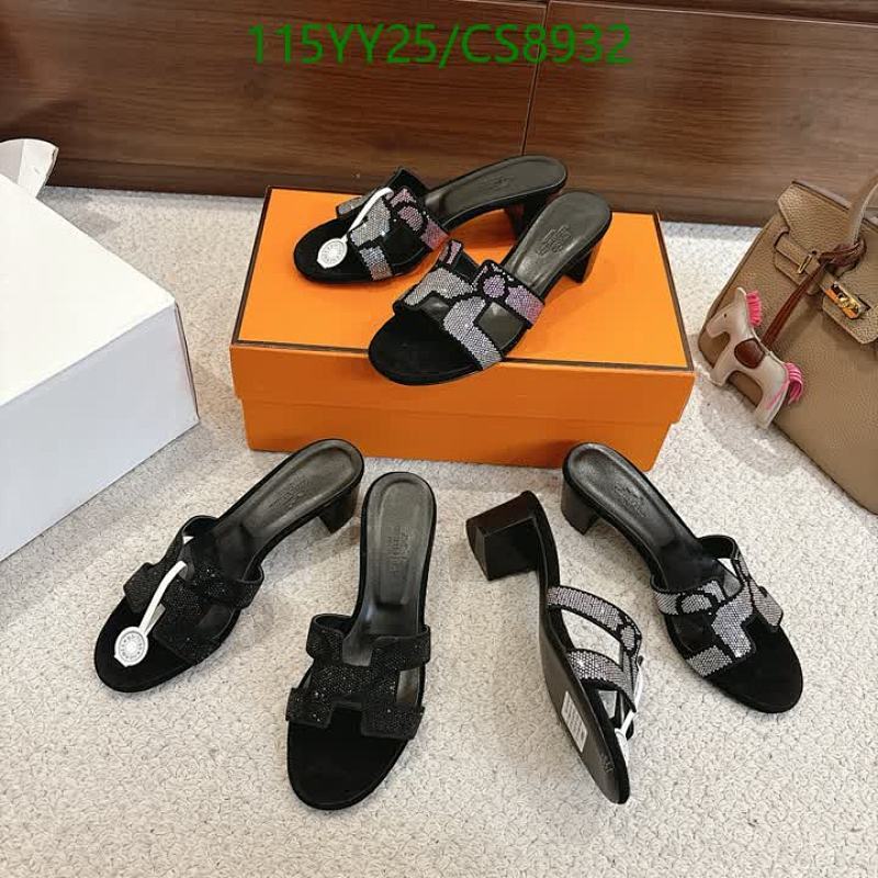 Hermes Women's Black Suede Embellished Heel Mules - EU 35-43