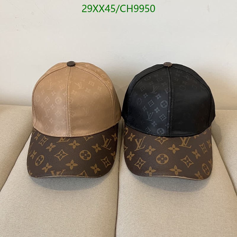 Louis Vuitton Monogram Baseball Cap Brown & Black