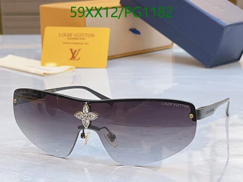Louis Vuitton Shield Sunglasses with Crystal Embellishment