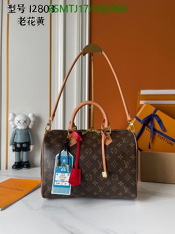 Louis Vuitton Speedy Bandouliere 30 Monogram Coated Canvas Top Handle Bag