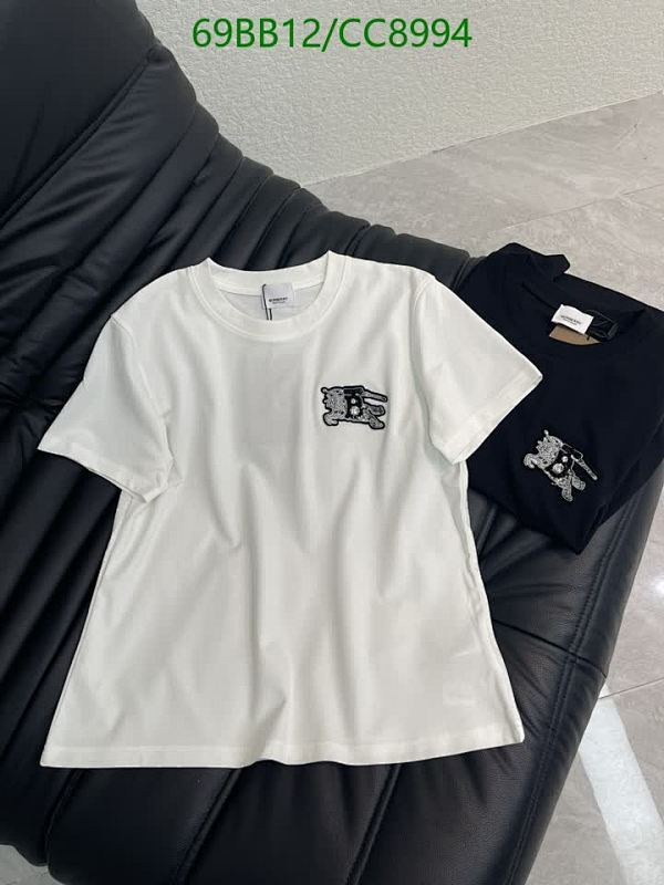 Burberry Cotton Logo Graphic T-Shirt - White