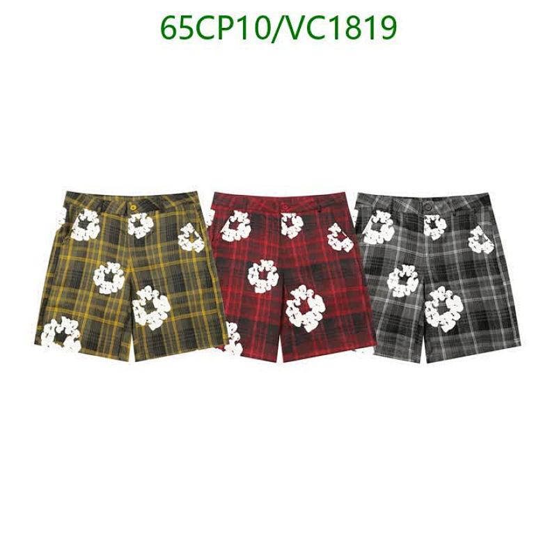 Denim Tears Plaid Shorts with Floral Appliqués - Comfortable & Stylish