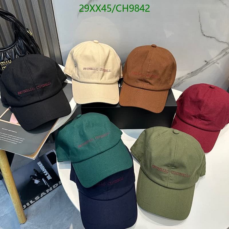 Brunello Cucinelli Embroidered Baseball Cap - Stylish and Versatile Headwear