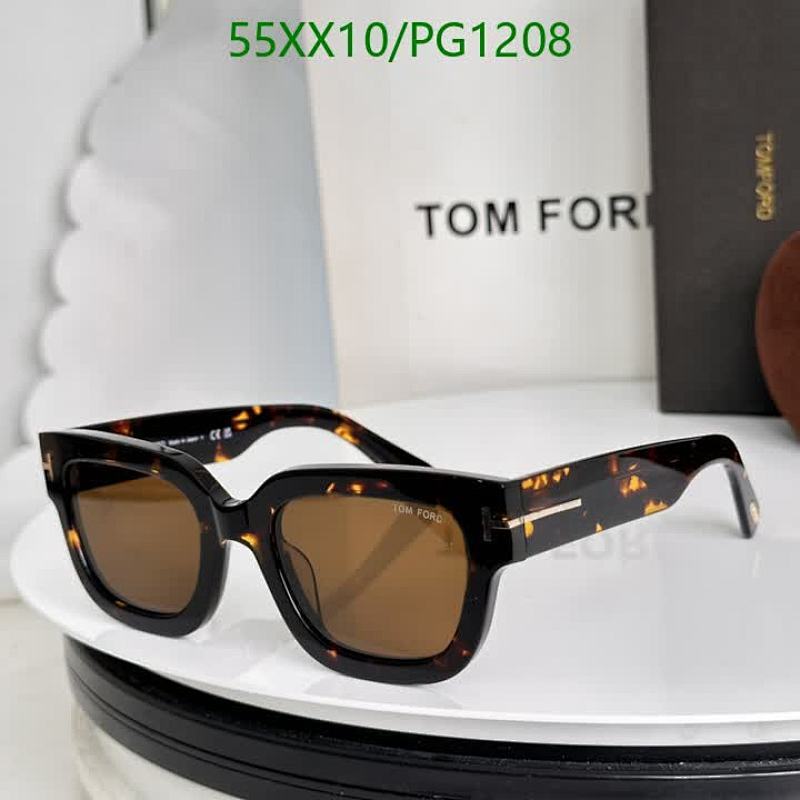 Tom Ford PG1208 Sunglasses - Tortoiseshell Frame with Brown Lenses