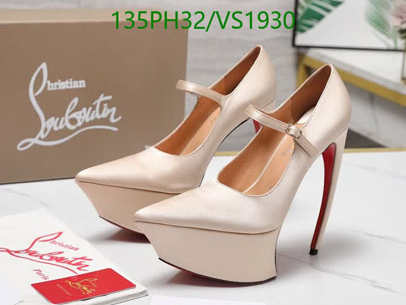 Christian Louboutin Women's Silk & Sheepskin Mary Jane Platform Heels 48 Christian Louboutin Women's Silk & Sheepskin Mary Jane Platform Heels