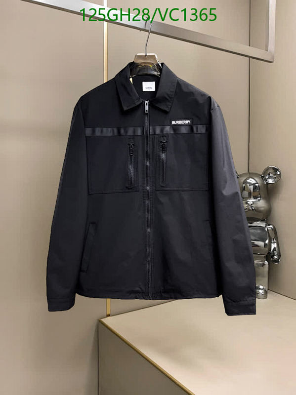 Burberry Men's Lightweight Polyester Fiber Jacket - Stylish Black Outerwear