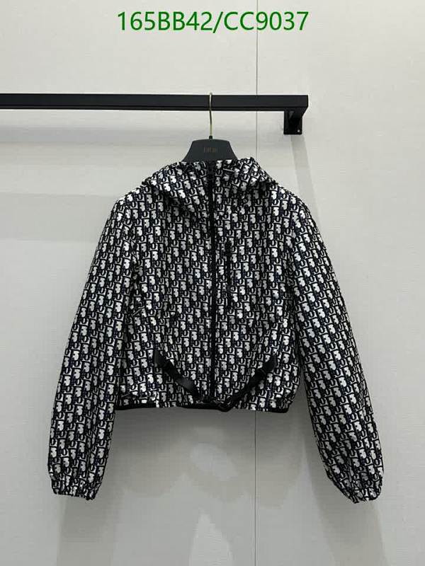 Dior Monogram Print Hooded Jacket