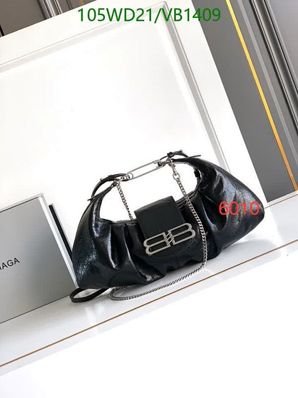 Balenciaga Le Cagole Small Shoulder Bag in Black Supple Lambskin