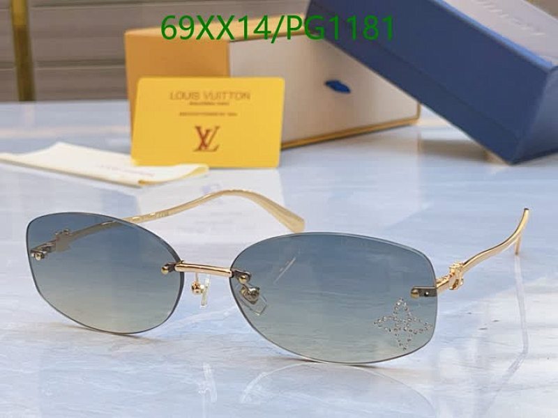 Louis Vuitton Rimless Gradient Square Sunglasses