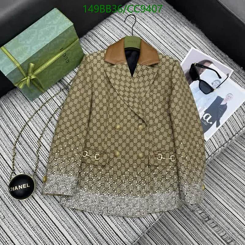 Gucci Women's GG Monogram Sequined Blazer