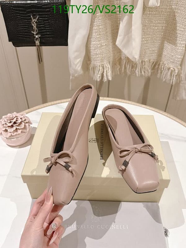 Brunello Cucinelli Women's Sheepskin Mules with Bow Detail - Elegant & Comfortable