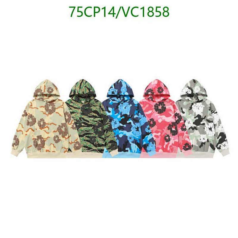 Denim Tears Camouflage Print Hoodies for Men & Women - Stylish Casual Sweatshirts