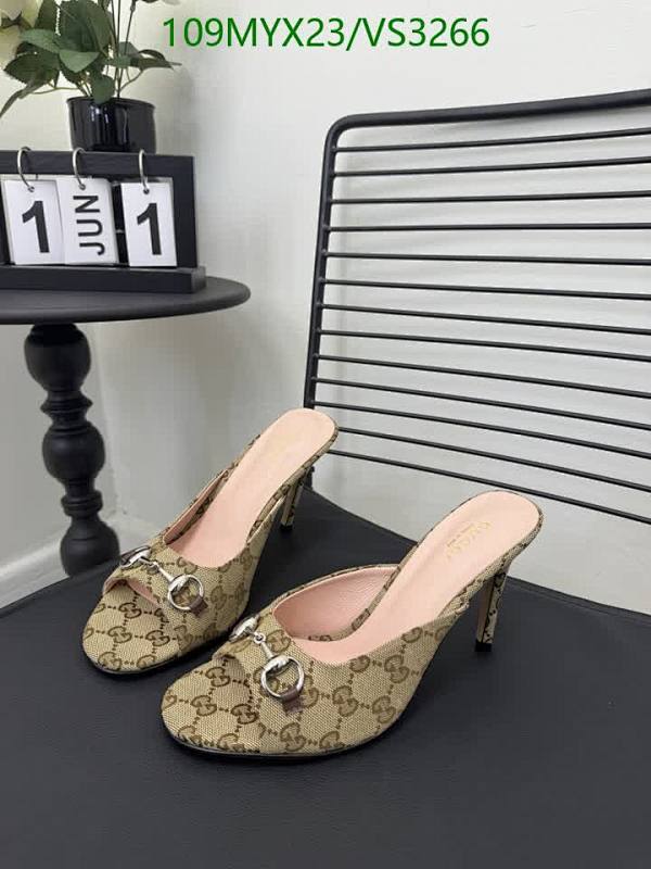 Products 24 Gucci Women's GG Canvas Mules with Horsebit Detail - 10.5CM Heel