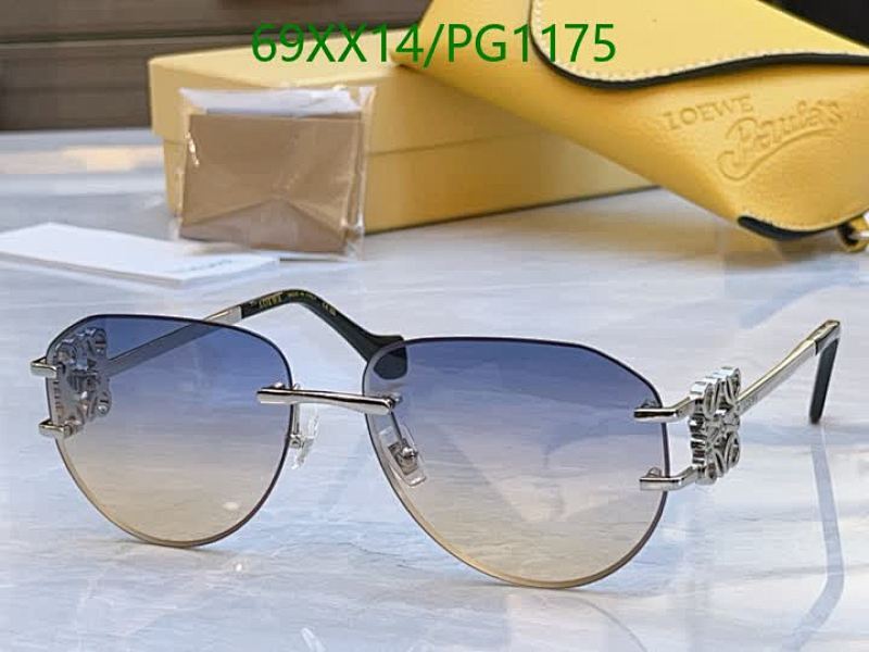 Loewe Paula's Ibiza Gradient Rimless Aviator Sunglasses for Chic Style