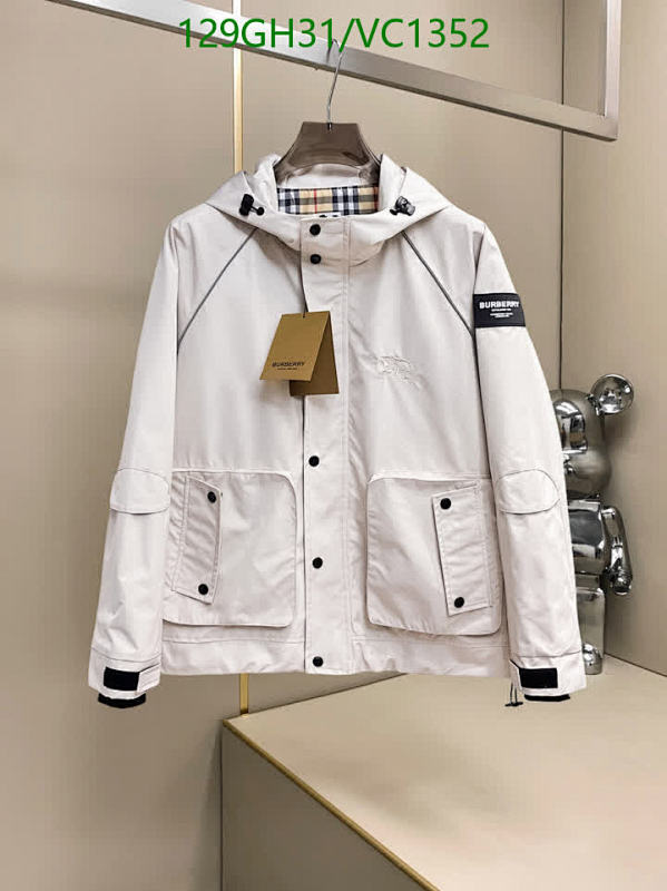 Burberry Men's Hooded Polyester Jacket - Lightweight & Stylish Outerwear