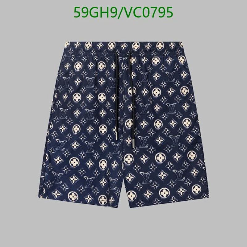 Louis Vuitton Beach Shorts for Men - Monogram Pattern Cotton Shorts