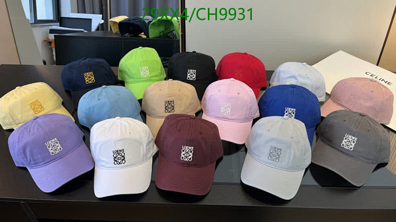 Loewe Embroidered Anagram Baseball Cap - Stylish & Versatile Headwear
