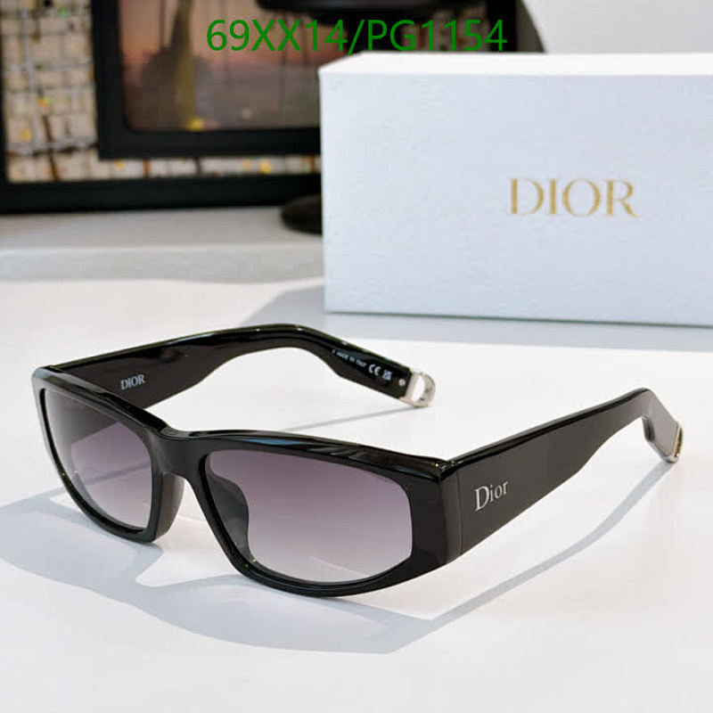 Dior PG1154 Black Gradient Square Sunglasses for Women