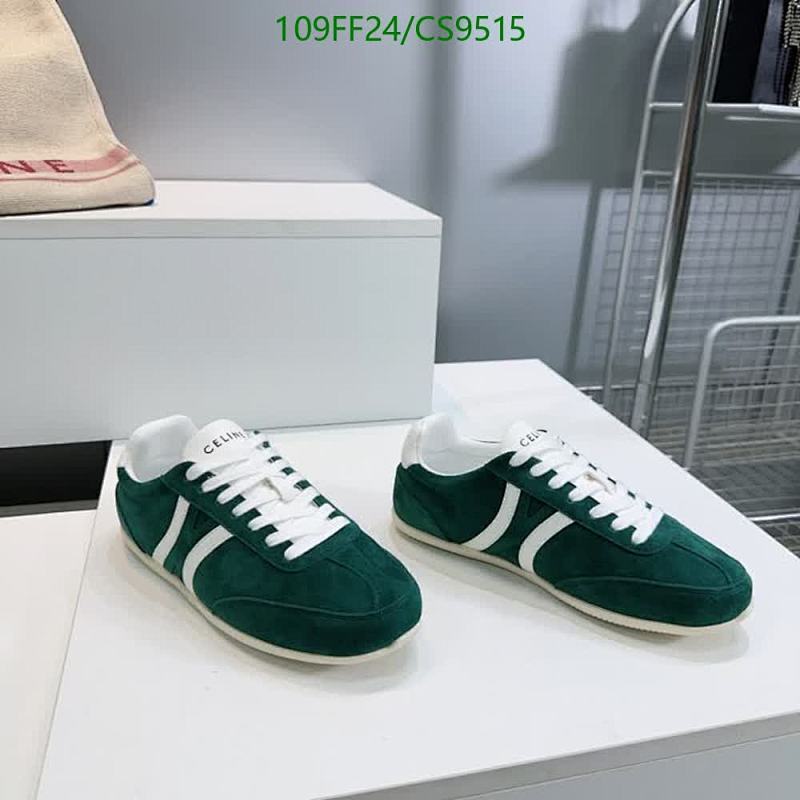 Celine Women's Green Suede Low-Top Sneakers - EU 35-40