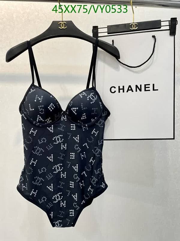 Chanel Monogram One-Piece Swimsuit - Stylish & Comfortable Beachwear