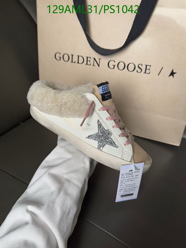 Golden Goose Women's Shearling Lined Superstar Sneakers - Cowhide & Wool