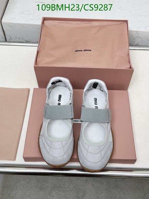Miu Miu Women's Mary Jane Shoes - White Leather & Sheepskin