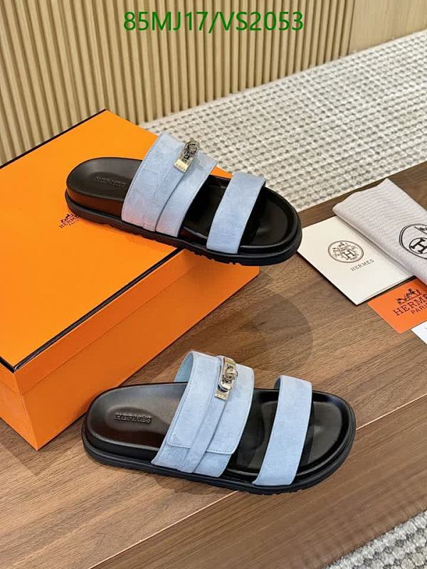 Hermes Men's Chic Cowhide Leather Sandals - Comfortable & Stylish Slip-Ons