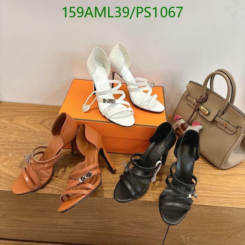 Hermès Women's Cowhide Strap High Heel Sandals - Elegant & Versatile Footwear