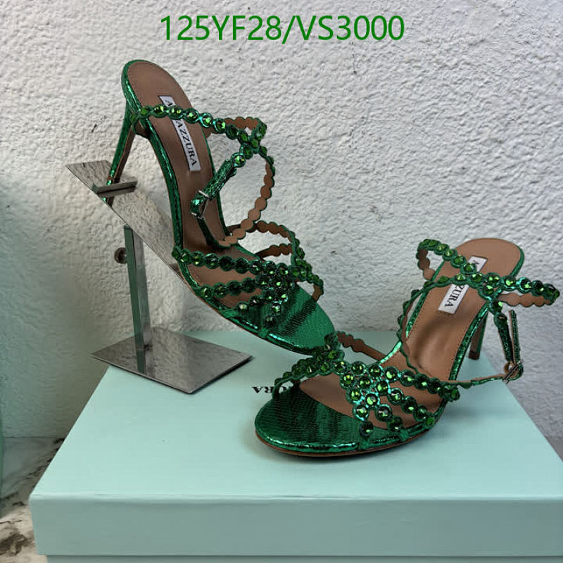 Aquazzura Women's Green Crystal Embellished Genuine Leather Heeled Sandals 7 Aquazzura Women's Green Crystal Embellished Genuine Leather Heeled Sandals