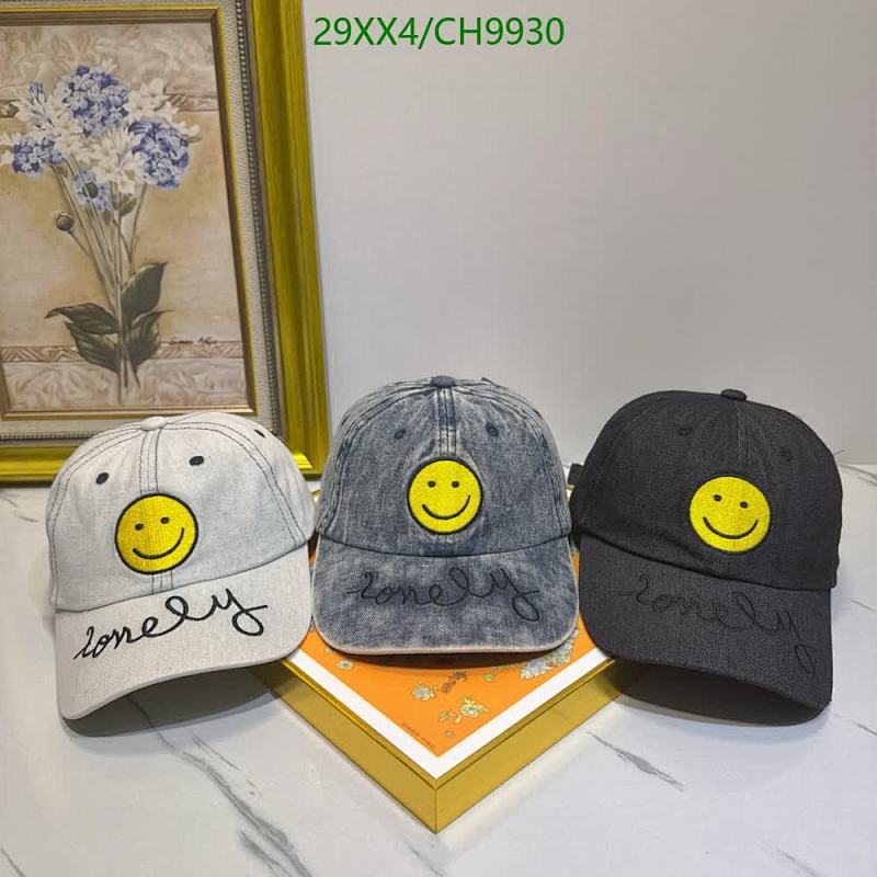 Loewe Smiley Face Baseball Cap - Casual Denim Style Hat