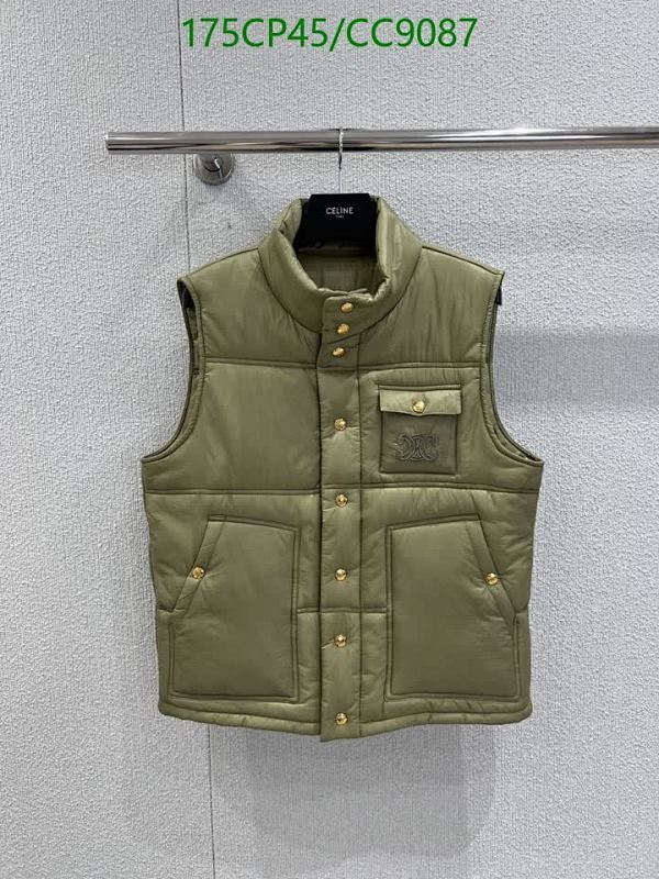 Celine Women's Puffer Vest - Stylish Sleeveless Down Jacket for Fall/Winter