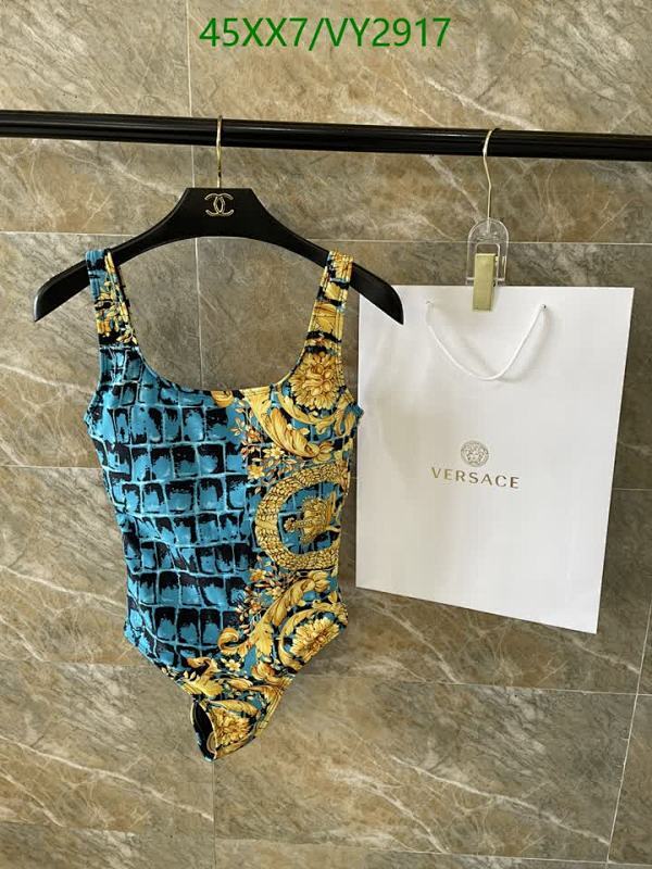 Products 21 Versace Baroque Print One-Piece Swimsuit for Women - Luxury Beachwear