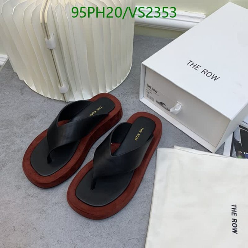 The Row Women's Ginza Leather Platform Flip-Flop Sandals - Luxurious Comfort