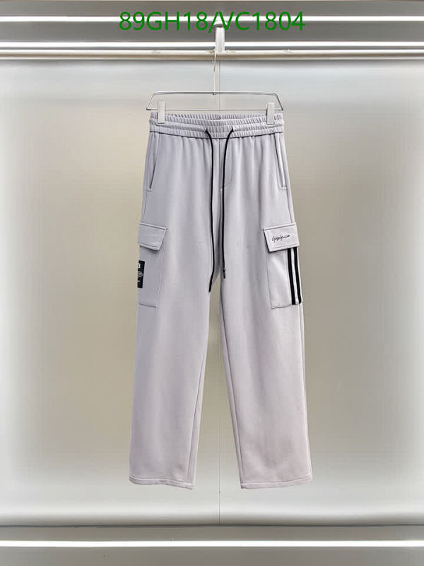 Y-3 Men's Classic Sporty Cargo Pants with Signature Stripes and Logo