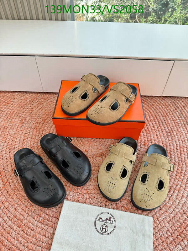 Hermes Comfort Clogs Women's Suede Leather Mules with Buckle Detail