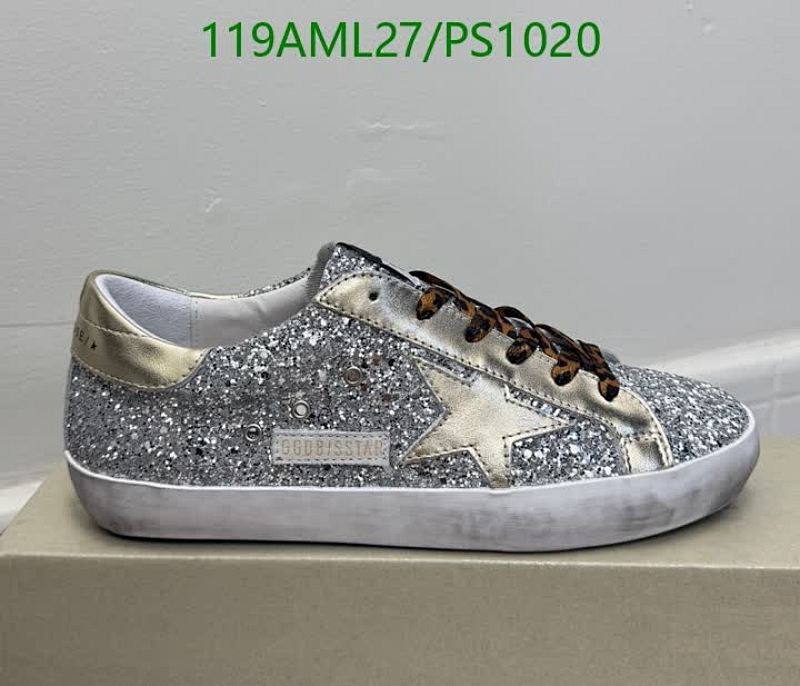 Golden Goose Deluxe Brand Women's Super-Star Low-Top Glitter Sneakers