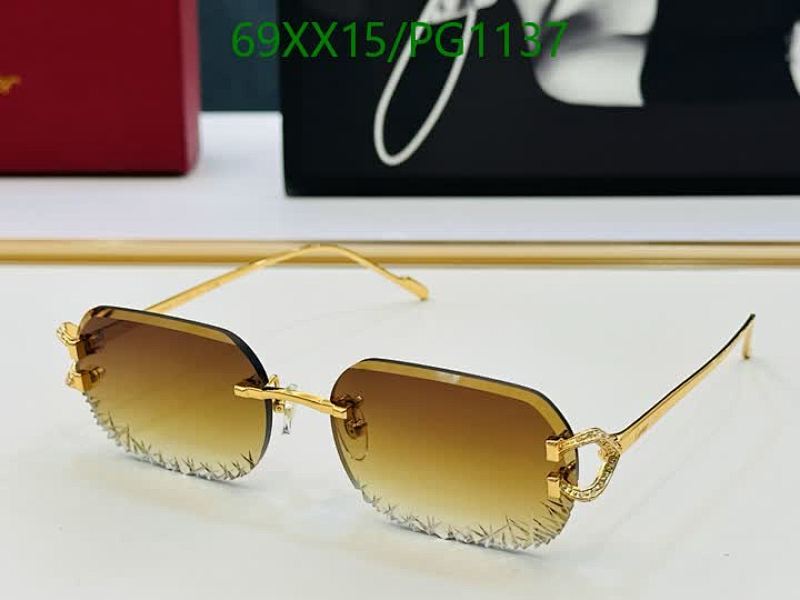 Cartier Rimless Gradient Lens Sunglasses for Men & Women