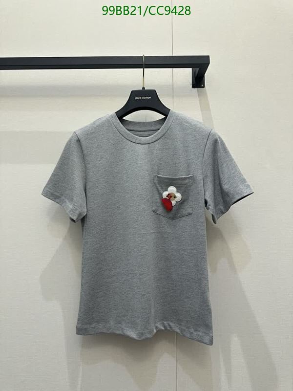 Louis Vuitton Grey Cotton Monogram Flower Pocket T-Shirt