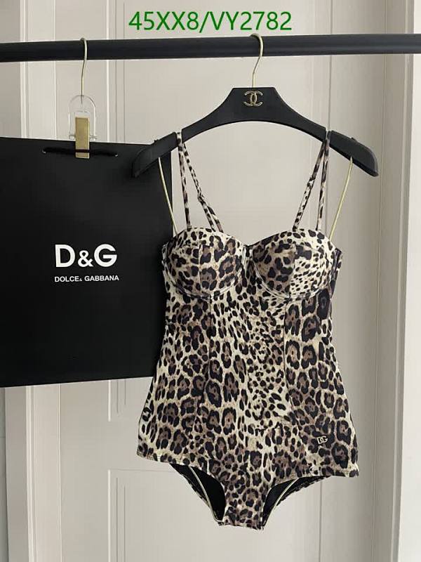 D&G Women's Leopard Print Swimsuit - Stylish One-Piece Swimwear