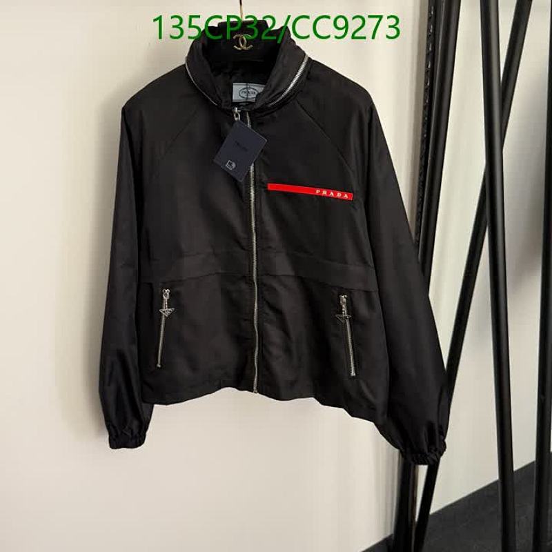 Prada Black Cotton Zip-Up Jacket with Red Logo Detail - Size M