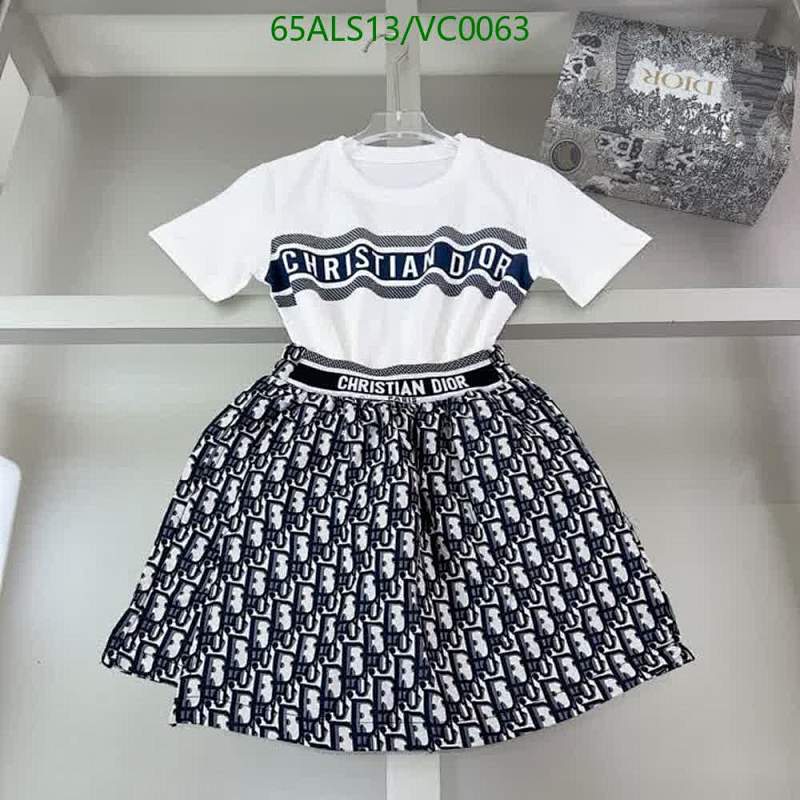 Dior Kids' Cotton & Denim Two-Piece Set for Stylish Young Fashionistas