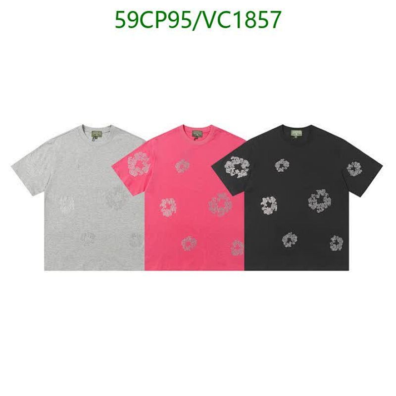 DENIM TEARS Graphic Print Short Sleeve T-Shirt - Comfortable & Stylish Tops