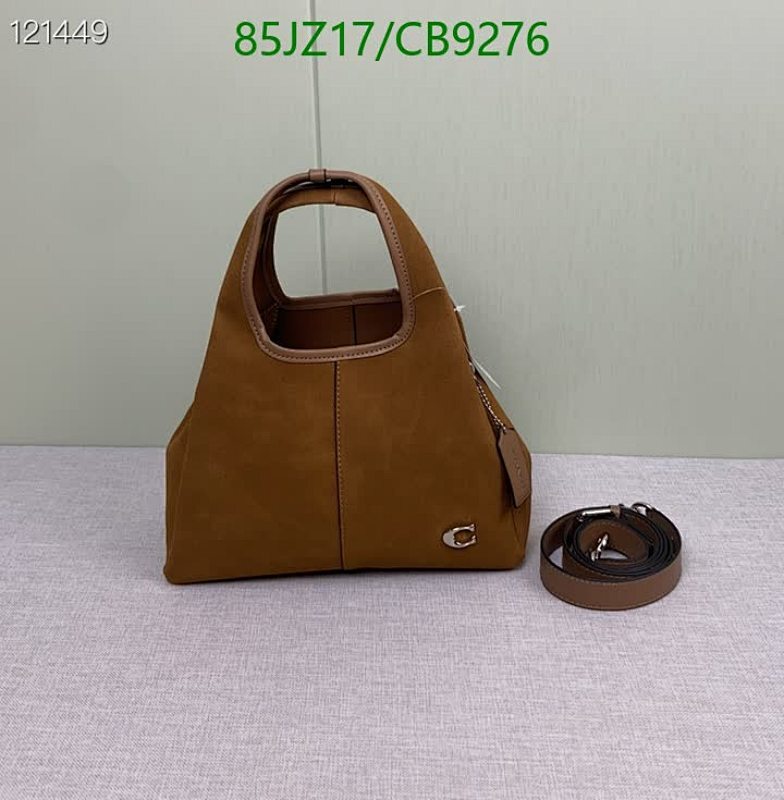 Chic Coach Tan Suede Hobo Bag with Detachable Strap - Everyday Shoulder Purse