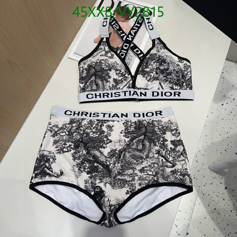 Christian Dior Toile de Jouy Inspired Two-Piece Swimsuit - Stylish & Comfortable