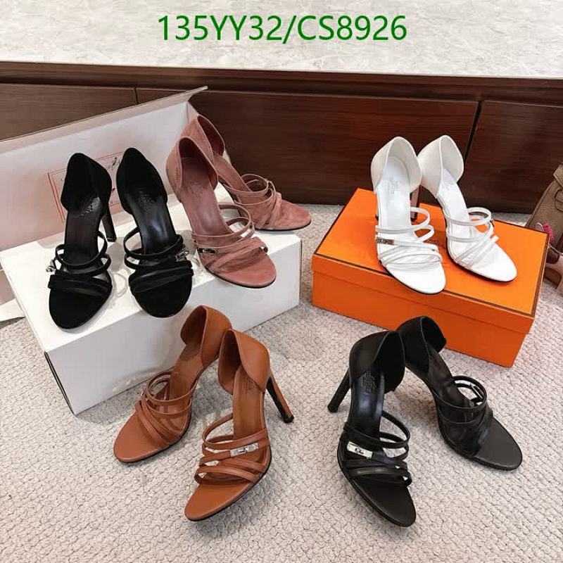 Hermès Women's Cowhide Suede Heeled Sandals - Elegant 10.5CM Heel 7 Hermès Women's Cowhide Suede Heeled Sandals - Elegant 10.5CM Heel