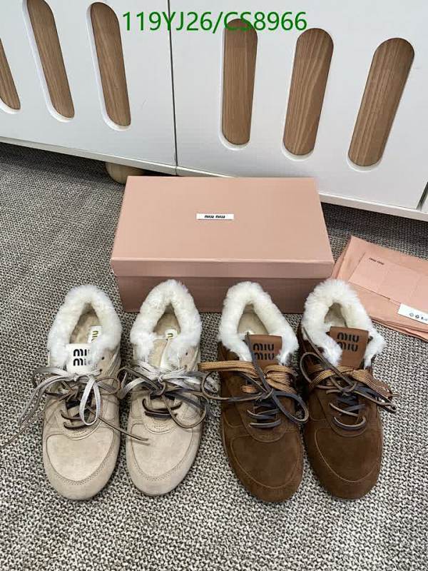 Miu Miu Women's Sheepskin & Suede Shearling Lined Sneakers - EU 35-40